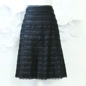 BCBG MAXAZRIA Size 2 Lace Chiffon A-Line Ski